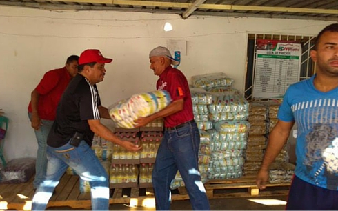 bolsas de comida de los clap