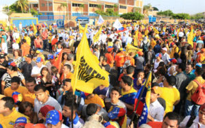 Marcha al CNE en Zulia impedida por la GNB