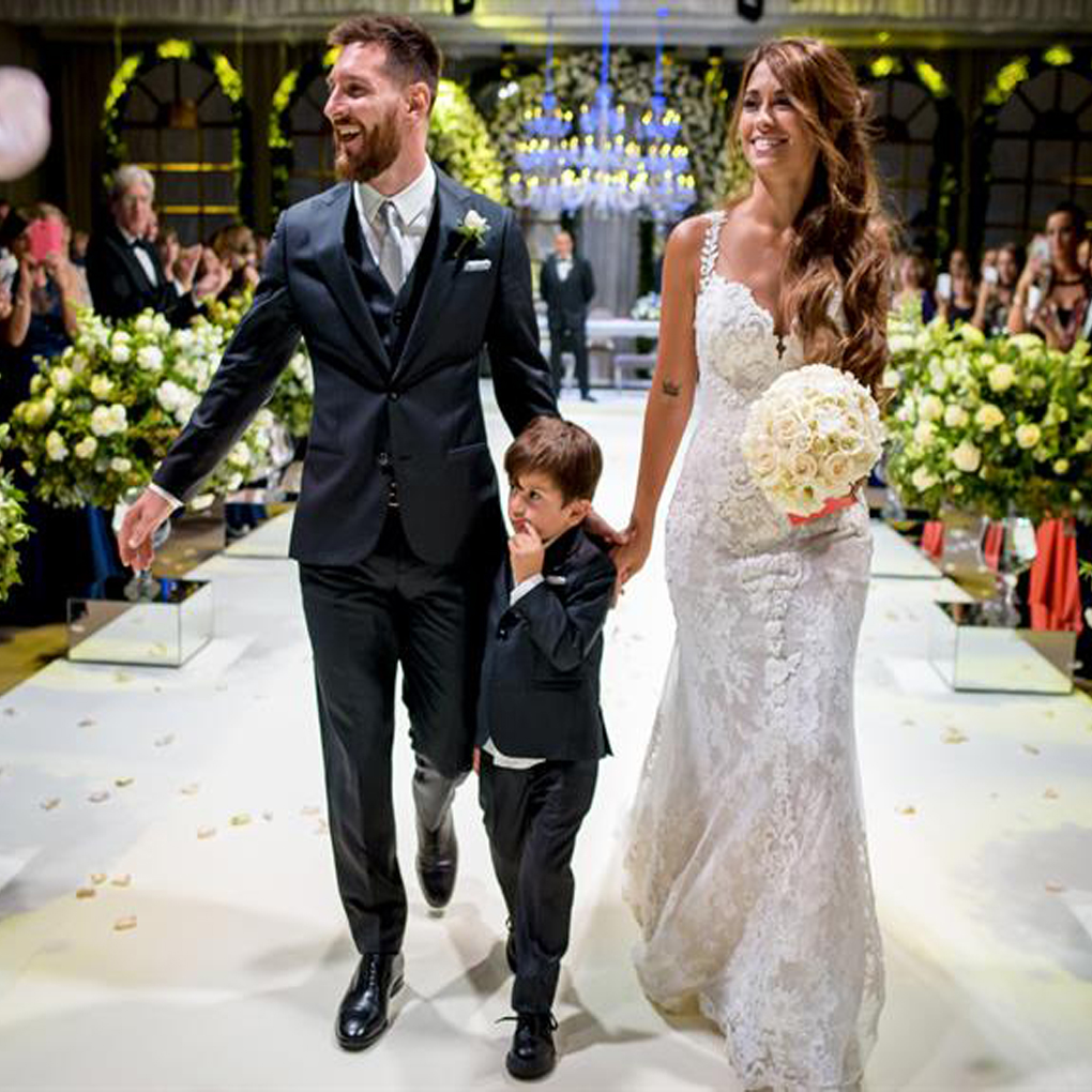 Fotos de la boda de Messi con Rocuzzo en Rosario