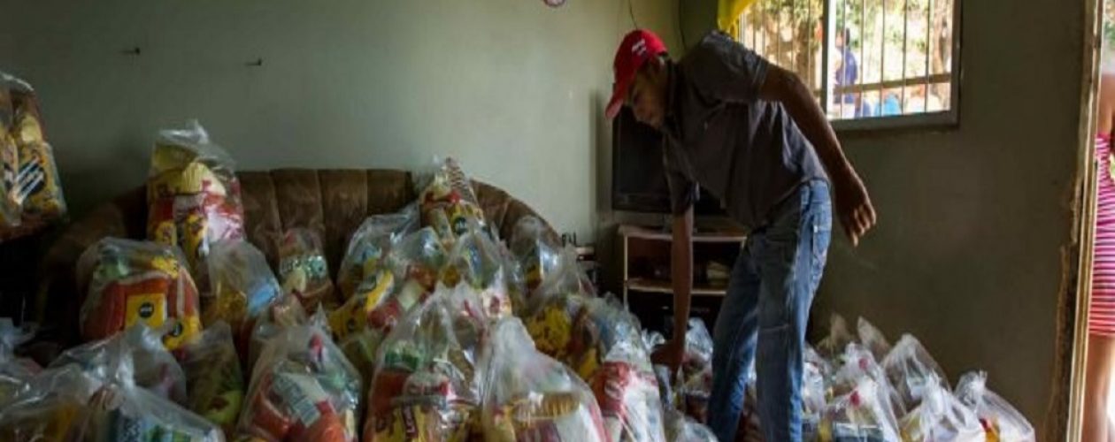 Denuncian que las cajas del Clap  en Caricuao llegaron abiertas