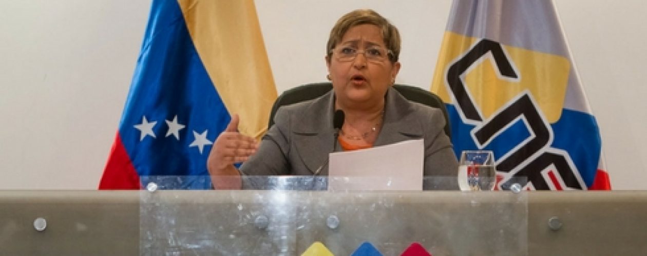 Tibisay Lucena confirma validación del 1% para activar referendo revocatorio