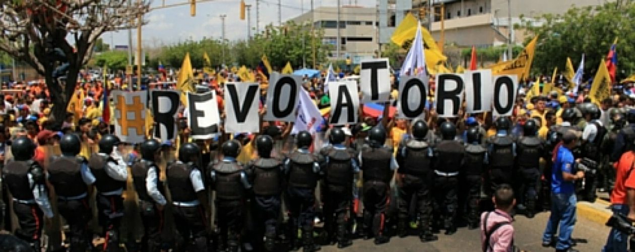 Marcha al CNE saldrá desde Plaza Venezuela