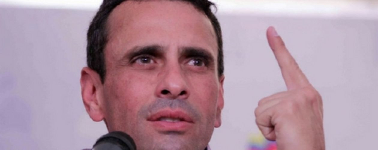 Capriles Radonski: «No aceptamos un &#8216;podría&#8217;, el referendo revocatorio es del pueblo»