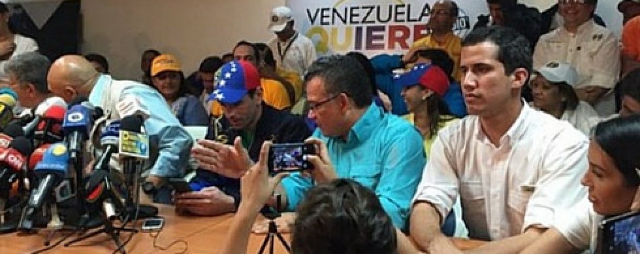 Capriles asegura que marcharán por donde quieran