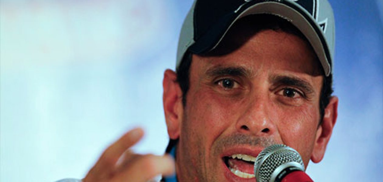Capriles asegura que  en Venezuela “no hay guarimba, lo que hay es hambre”