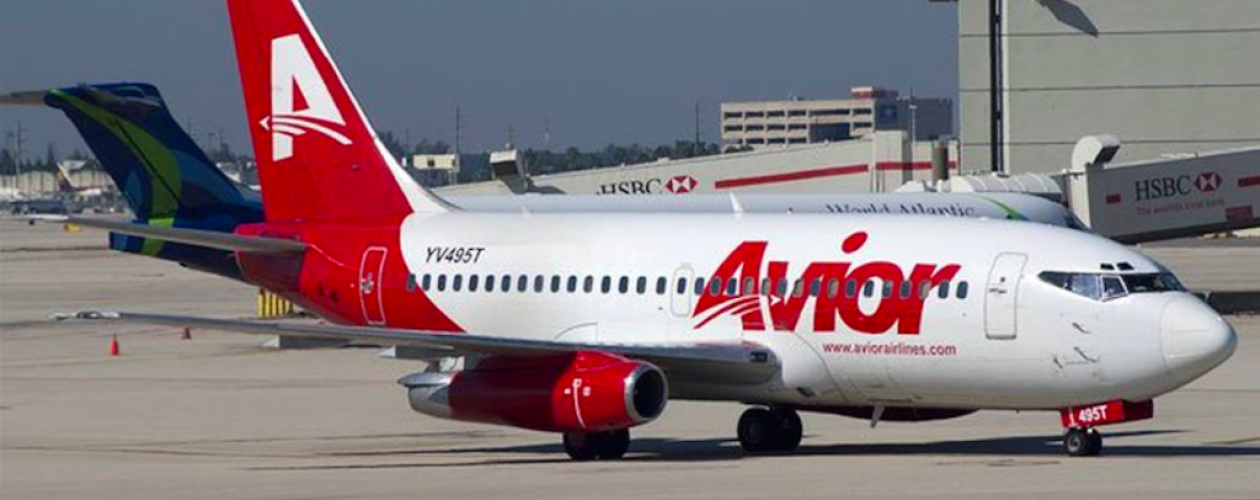 Vuelos de Avior desde Venezuela hacia Aruba y Curazao quedarán suspendidos