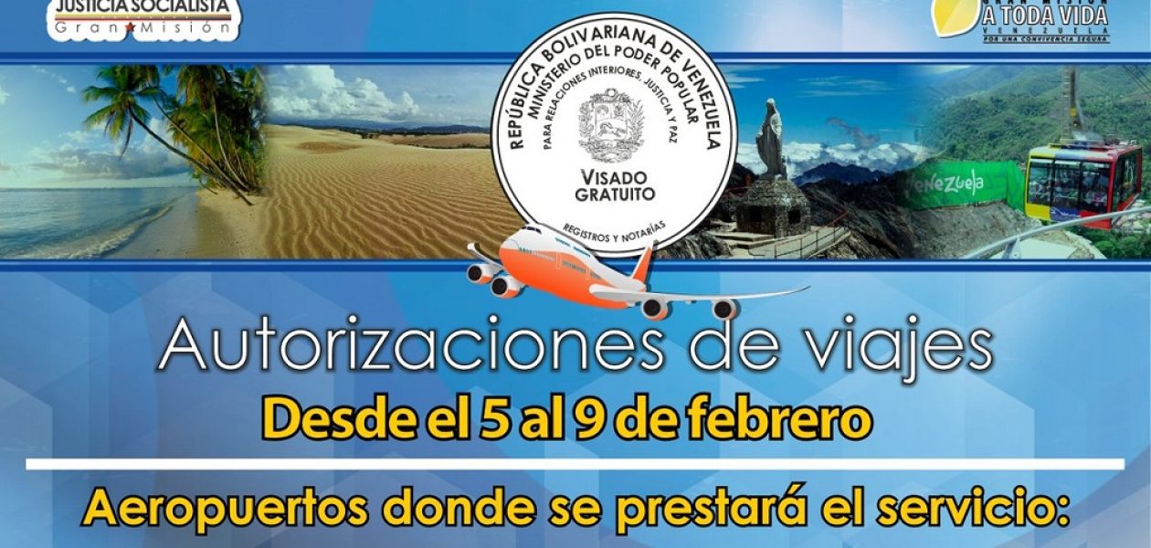 SAREN habilita cuatro aeropuertos nacionales para operativo de permisos a menores de edad