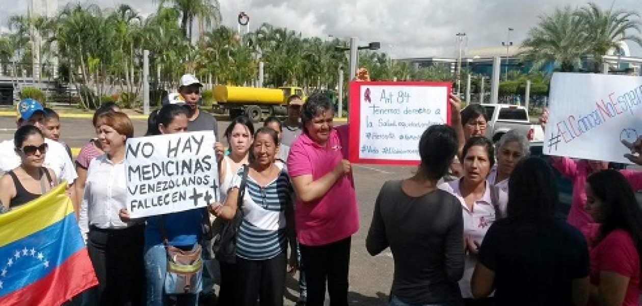 Pacientes con cáncer claman al gobierno la ayuda humanitaria