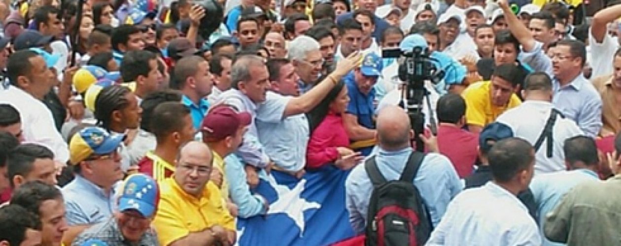 Estos son los líderes de la oposición que dijeron presente en la marcha