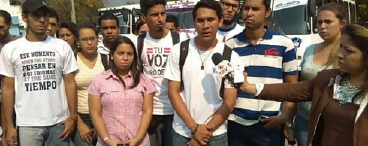 Estudiantes conforman frente unificado en Aragua