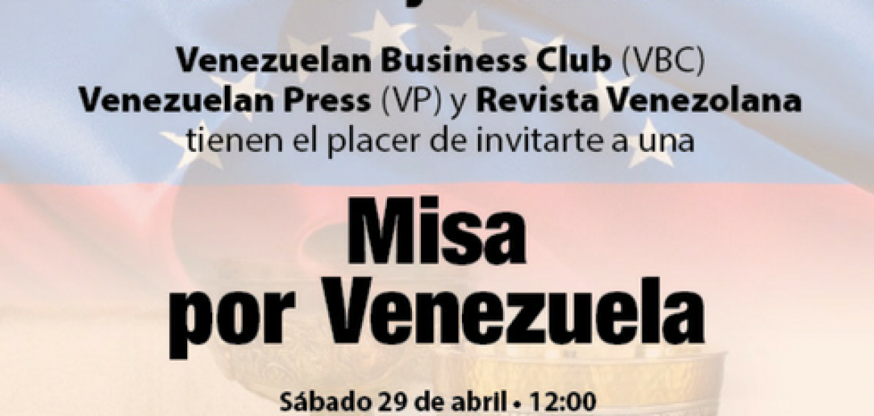 Misa por Venezuela en Madrid a favor de Fe y Alegría