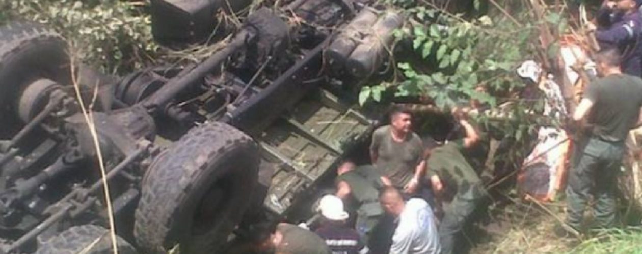 Aumentan a 10 Guardias Nacionales fallecidos en accidente de tránsito en Cojedes