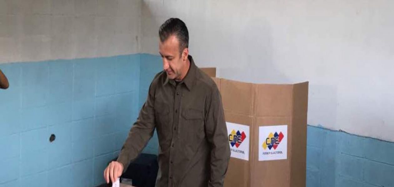 Medios de comunicación no pudieron ingresar a centro de votación donde votó Tareck El Aissami