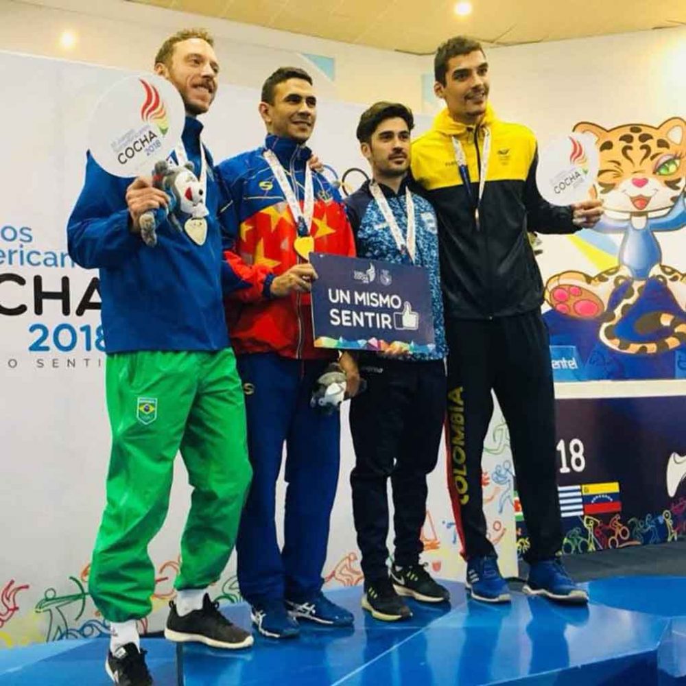 Ruben Limardo gana medalla de oro en los Juegos Suramericanos de Cochabamba