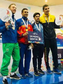Ruben Limardo gana medalla de oro en los Juegos Suramericanos de Cochabamba