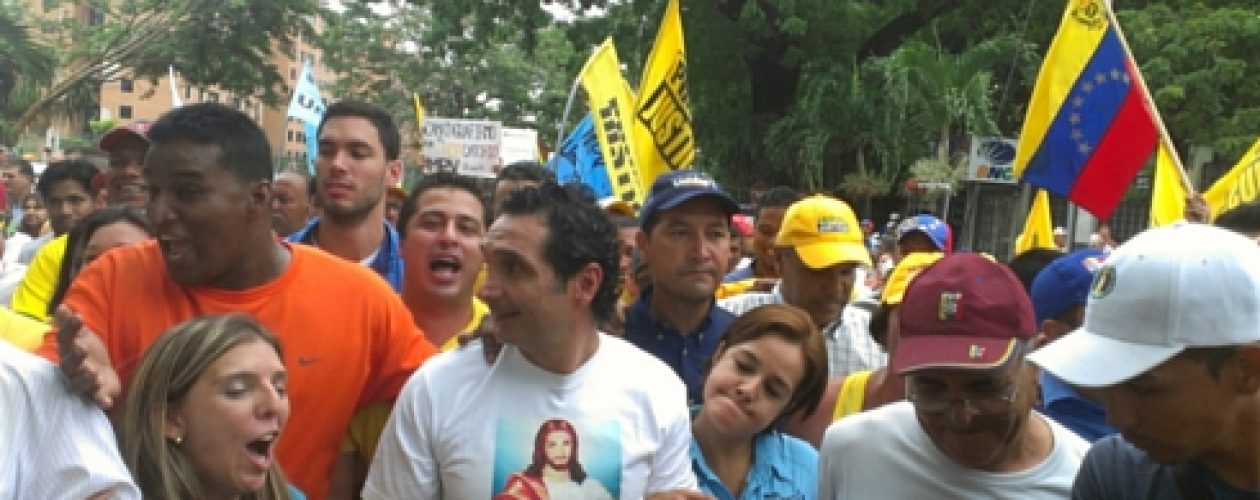 Marcha al CNE sin contratiempos en Aragua