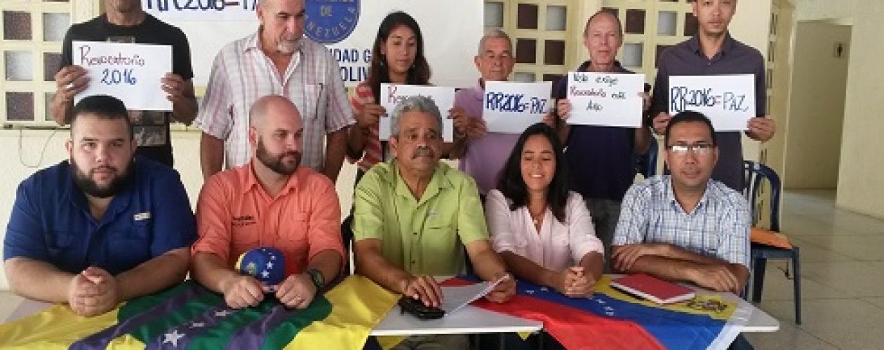 Guayana prepara marcha del 16 de septiembre por el referendo revocatorio