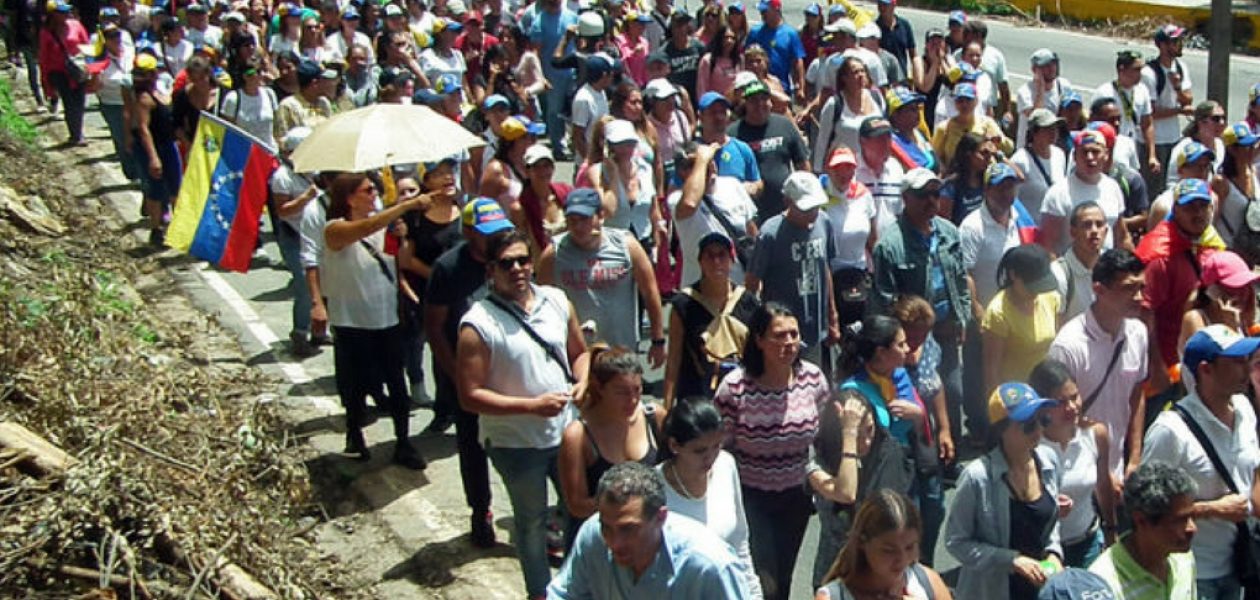 Marcha de las Ollas Vacías en Caracas llegará hasta El Valle