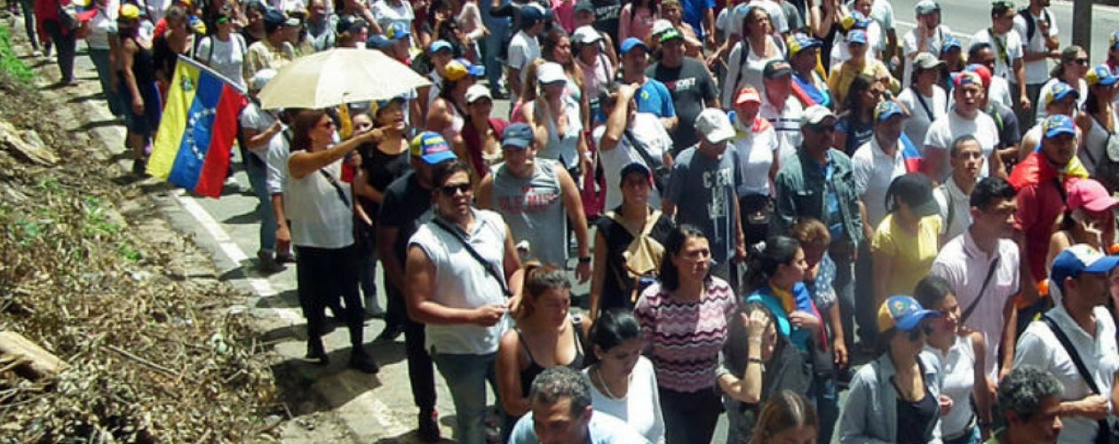 Marcha de las Ollas Vacías en Caracas llegará hasta El Valle