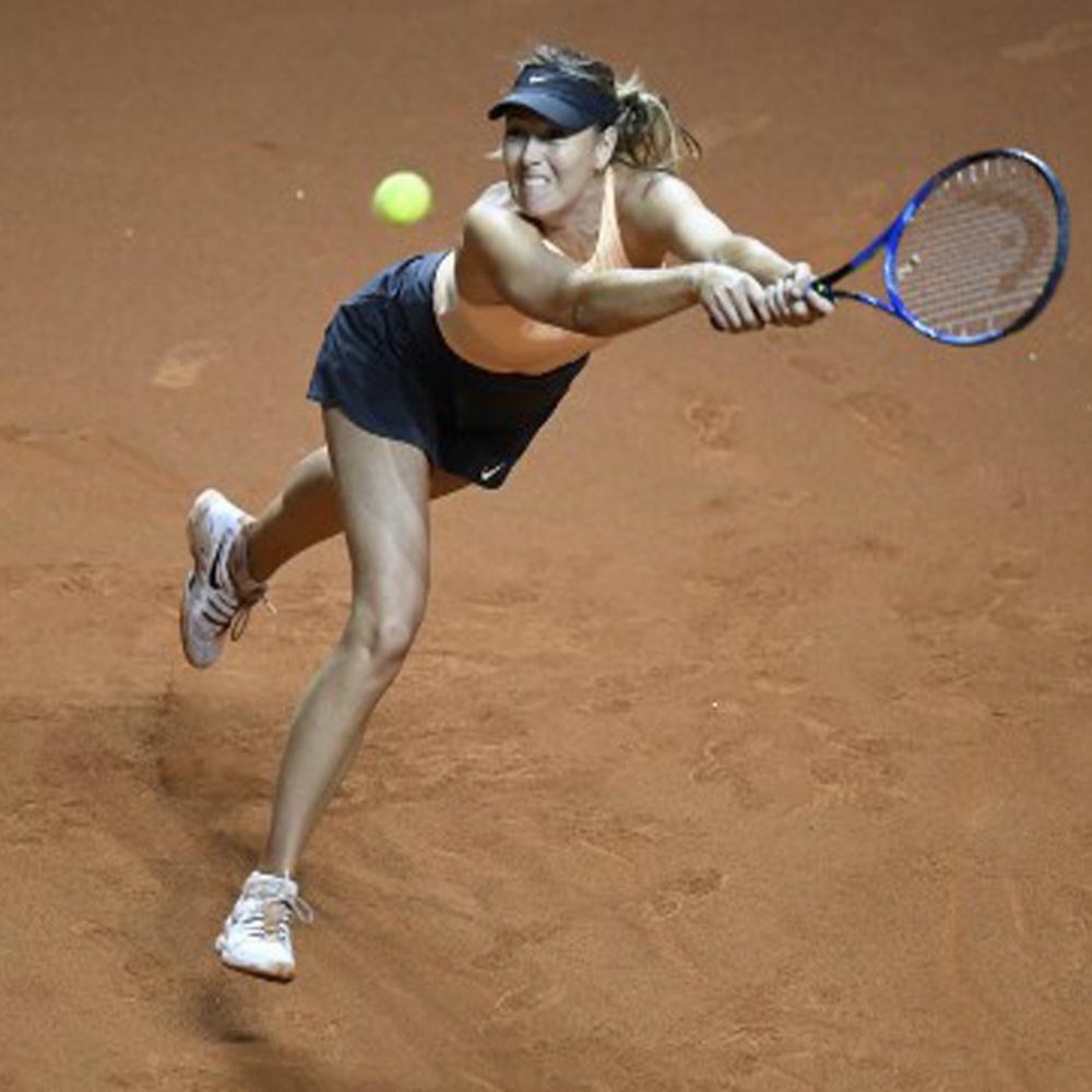 María Sharapova se despide temprano del torneo de Stuttgart