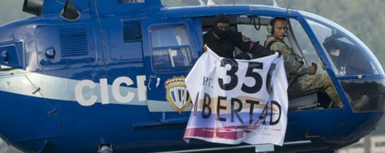 Vecinos protestan en El Junquito en apoyo a Óscar Pérez