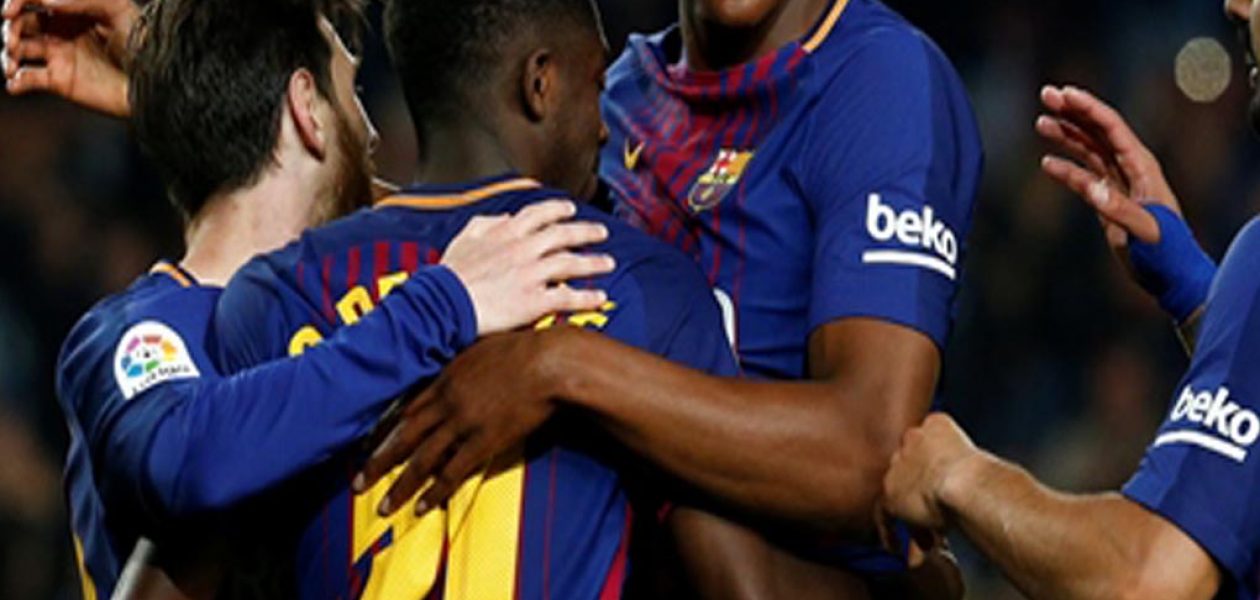 Ousmane Dembélé marcó dos tantos en la goleada del Barcelona al Villarreal 5-1