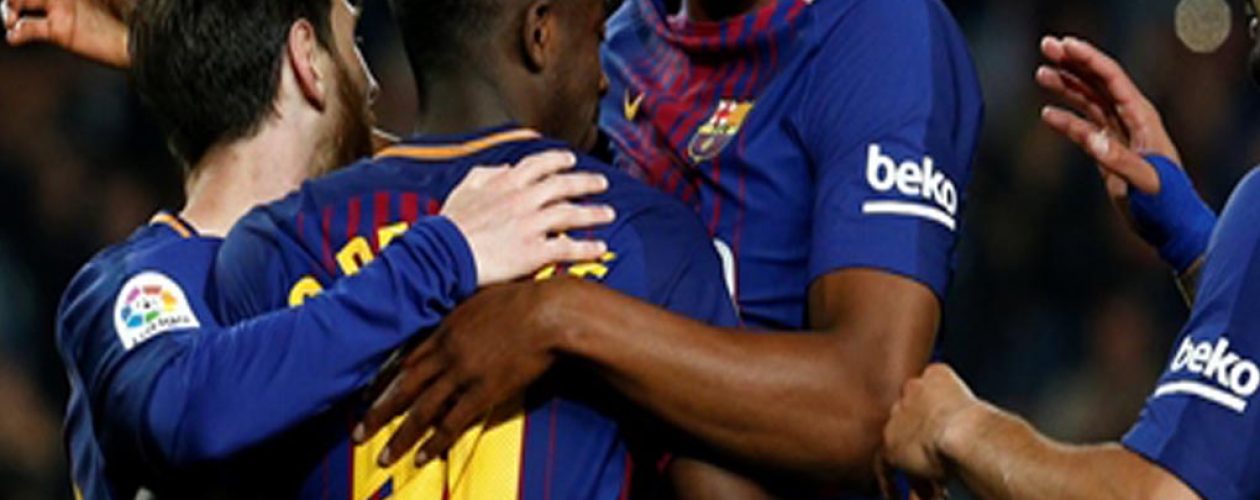 Ousmane Dembélé marcó dos tantos en la goleada del Barcelona al Villarreal 5-1