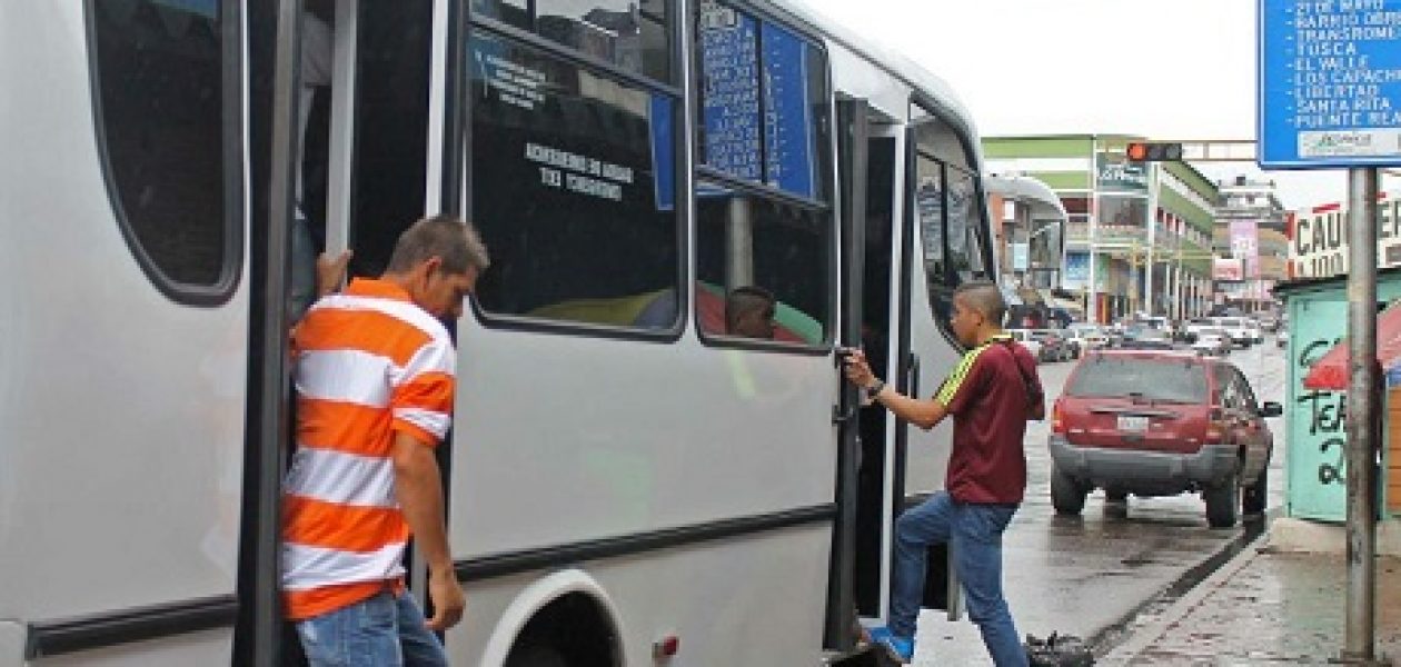Paro de transporte en San Cristóbal se cumplió en su totalidad