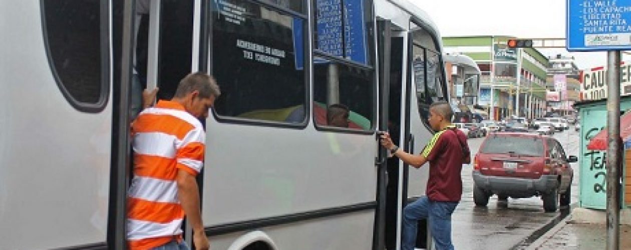 Paro de transporte en San Cristóbal se cumplió en su totalidad