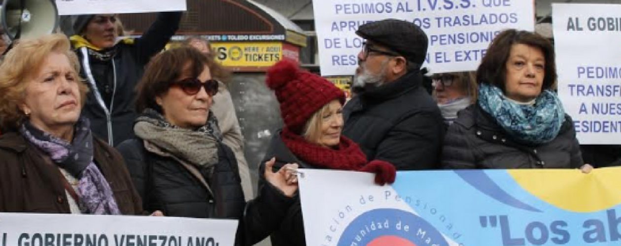 El gobierno venezolano le adeuda a sus pensionados en España 31 mensualidades