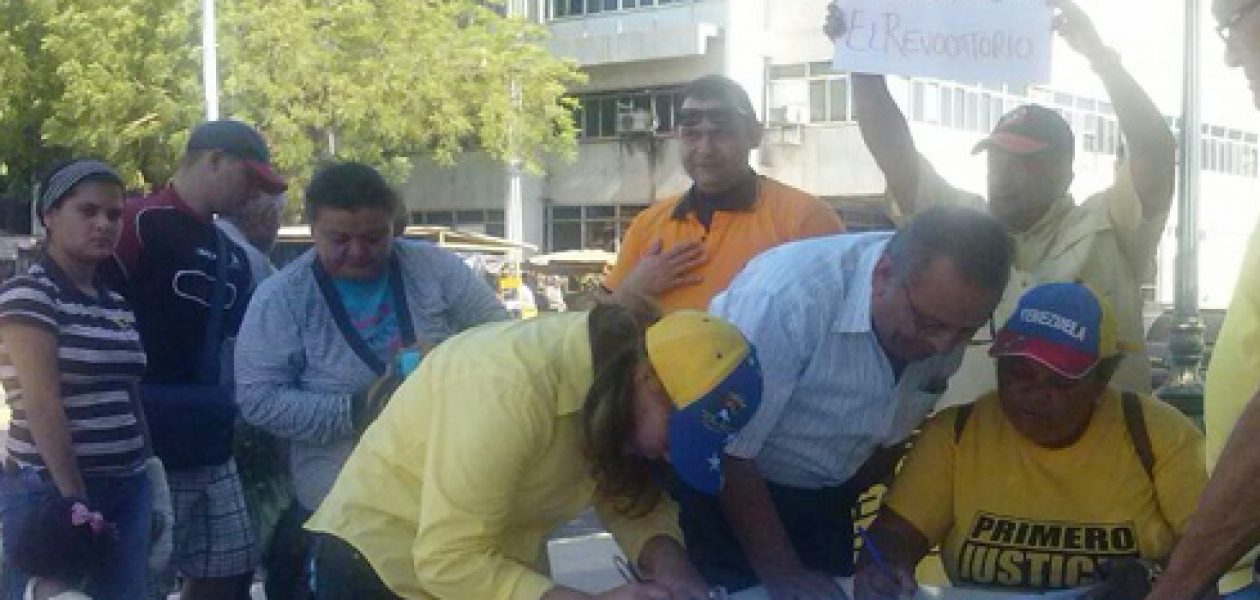 ¡Referendo revocatorio! Inicia recolección de firmas en Maracaibo