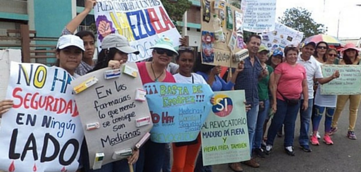 Guayana exige revocatorio y protesta por la escasez