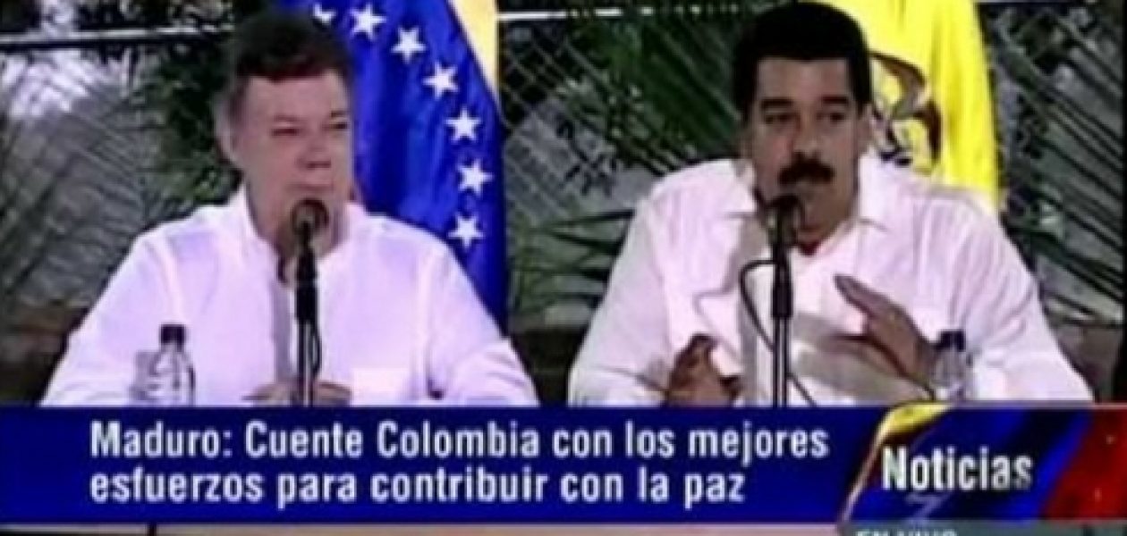 Presidentes Santos y Maduro se reúnen en Puerto Ordaz