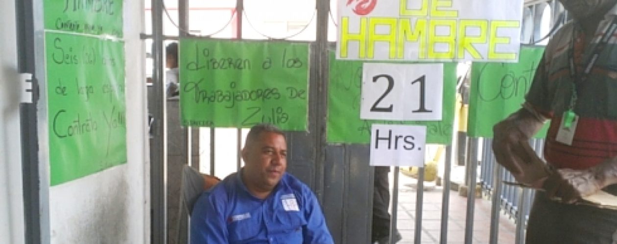 Trabajadores de Corpoelec en huelga de hambre por reivindicaciones