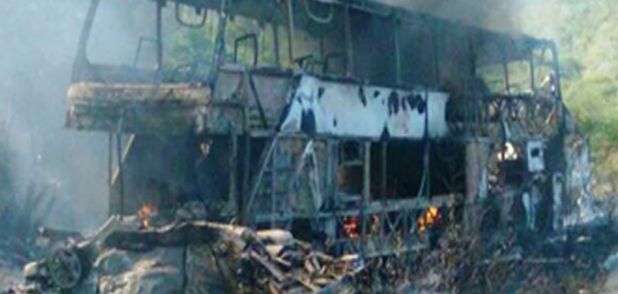 Accidente en Anzoátegui deja 7 muertos tras explosión de autobús