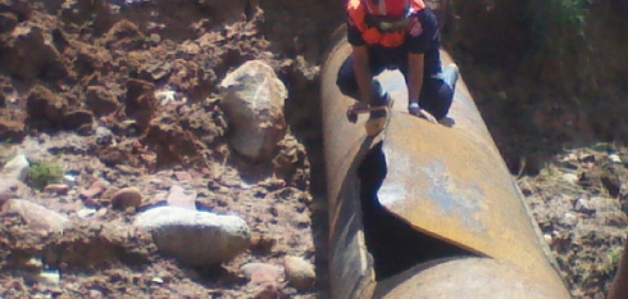 Sin agua ni enseres deja rotura de tubería matriz en Táchira