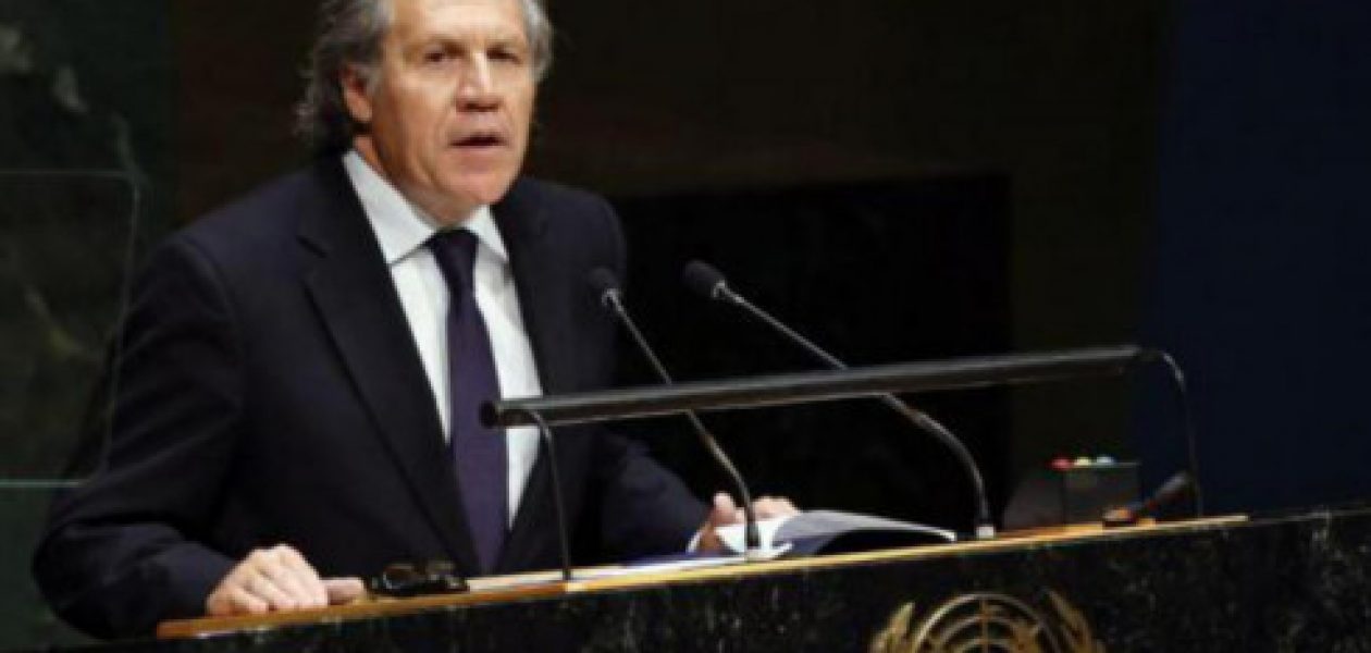 Almagro alerta sobre “golpe a la voluntad popular” en Venezuela