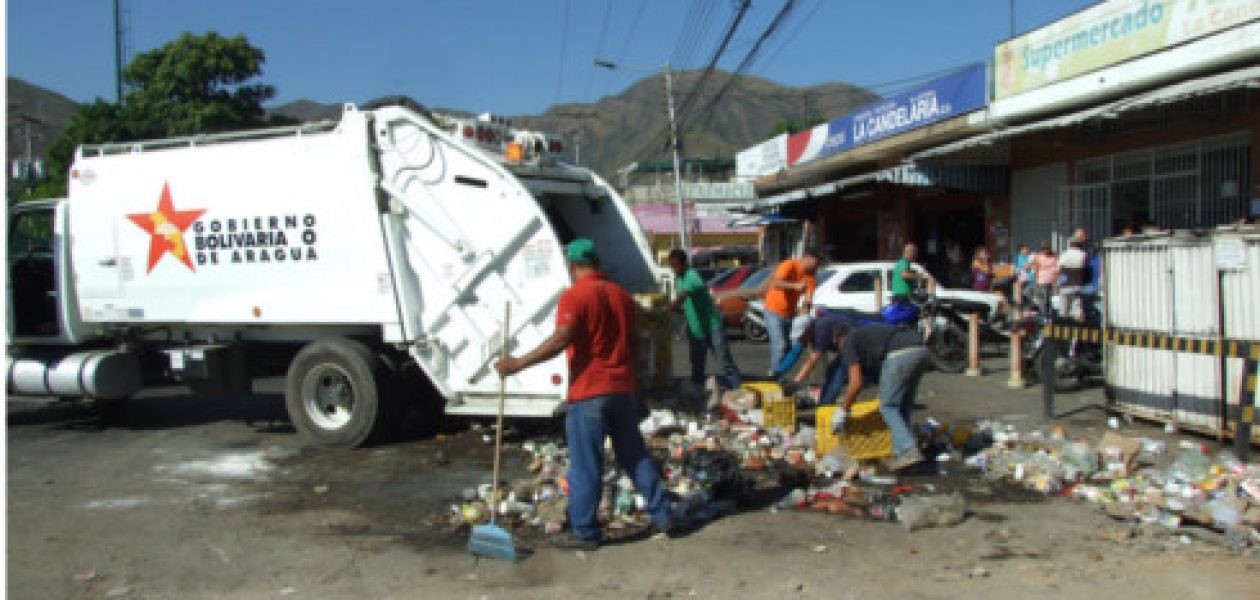 En Aragua llegó tarde la ayuda del gobierno para recolección de basura