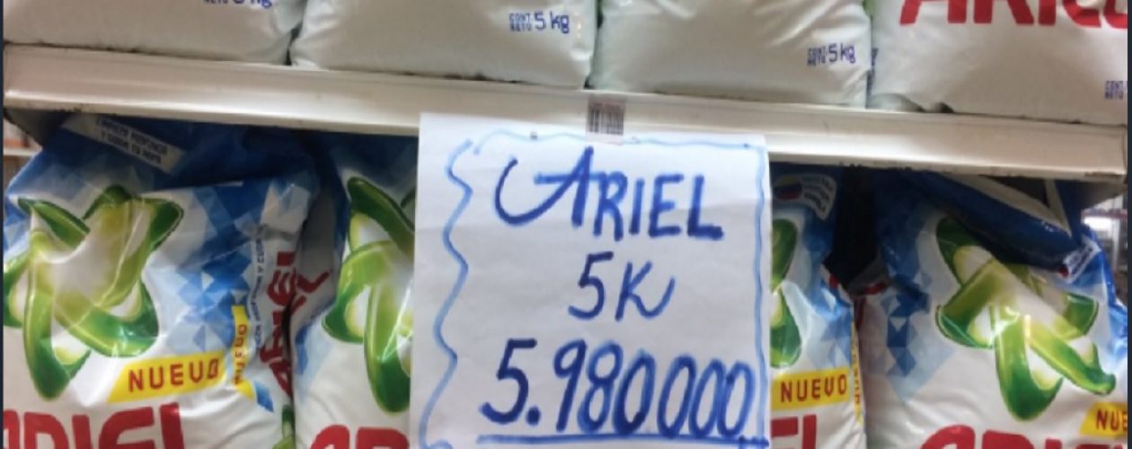 Precios de los alimentos amanecieron sobre el millón de bolívares