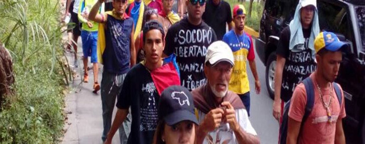 Avanzada por la Libertad llegó a Caracas