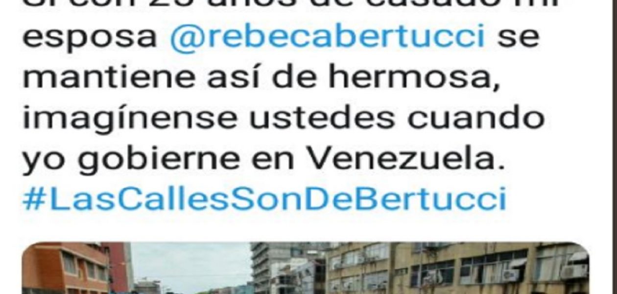 Candidato presidencial Bertucci es tildado de machista por comentario sexista en su Twitter