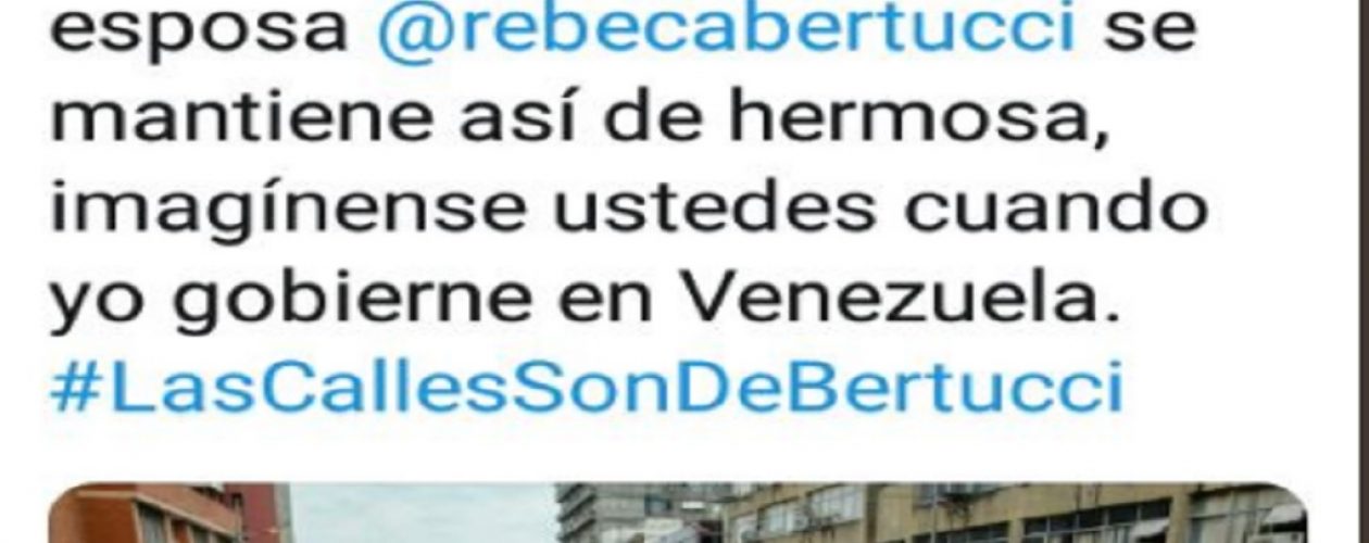 Candidato presidencial Bertucci es tildado de machista por comentario sexista en su Twitter