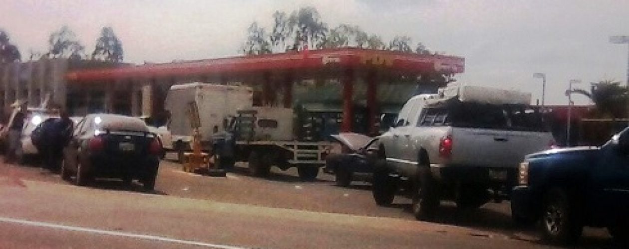 Bombas de gasolina nuevamente sin combustible en Guayana