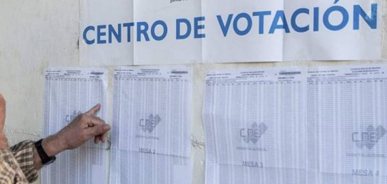 Listado de los centros de votación reubicados a nivel nacional