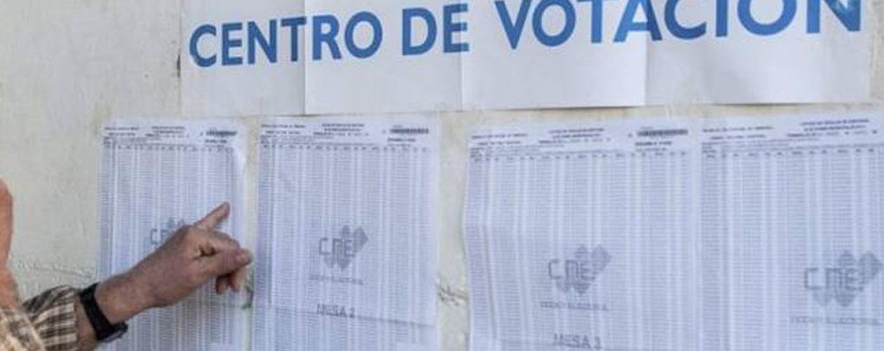 Listado de los centros de votación reubicados a nivel nacional