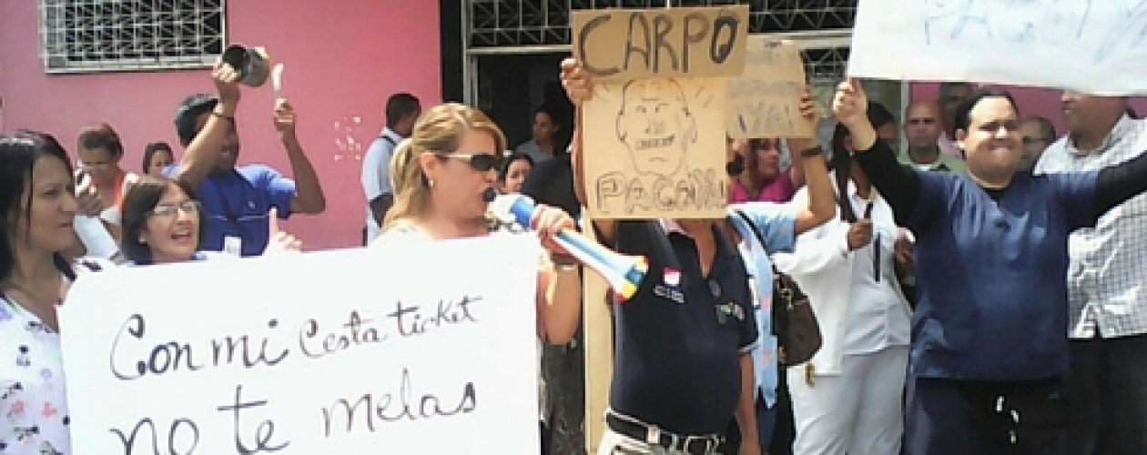 Ni cestaticket les pagan a trabajadores de la salud de Aragua