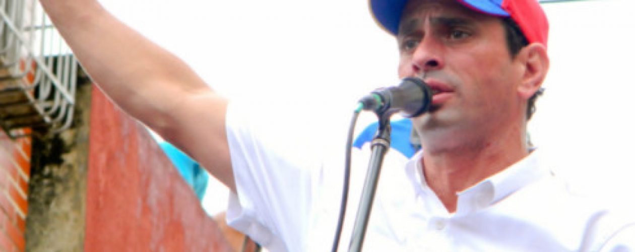 Capriles: «Concentración nacional será pacífica»