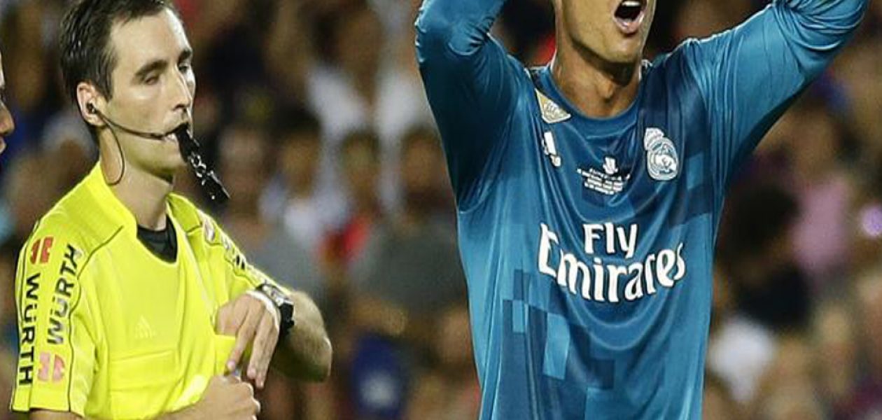 Cristiano Ronaldo sancionado por cinco juegos tras empujar al árbitro