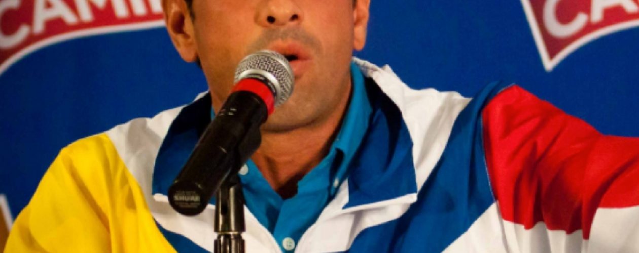 Capriles pide desobedecer decreto del 1 febrero y llama a trabajar