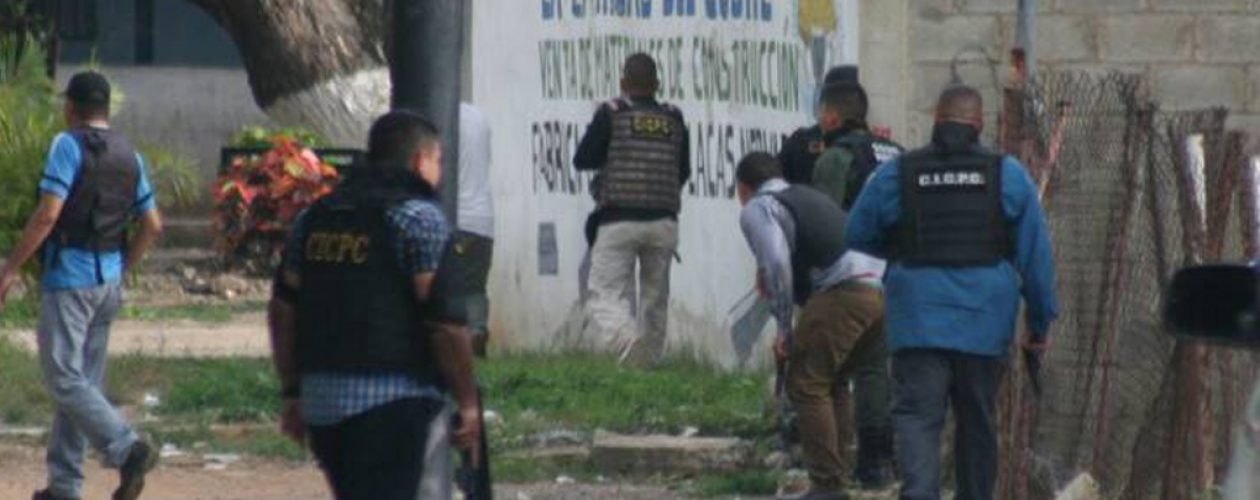 Enfrentamiento en Tocorón deja a tres funcionarios del Cicpc heridos